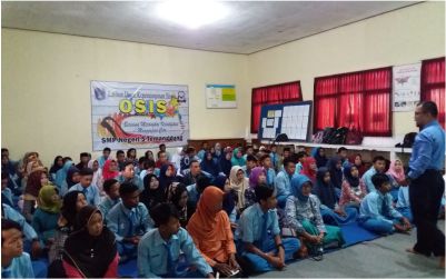Jalin Kerjasama, SMK Mutu berikan motivasi di SMP Negeri 5 Temanggung